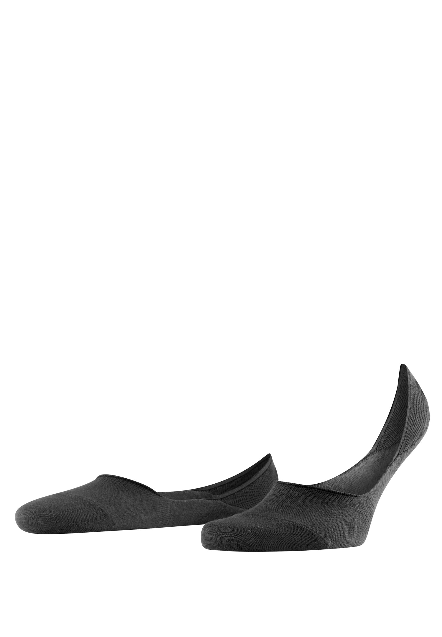 12498 Invisible Cotton Falke Steps Invisible Sock - 3000 Black