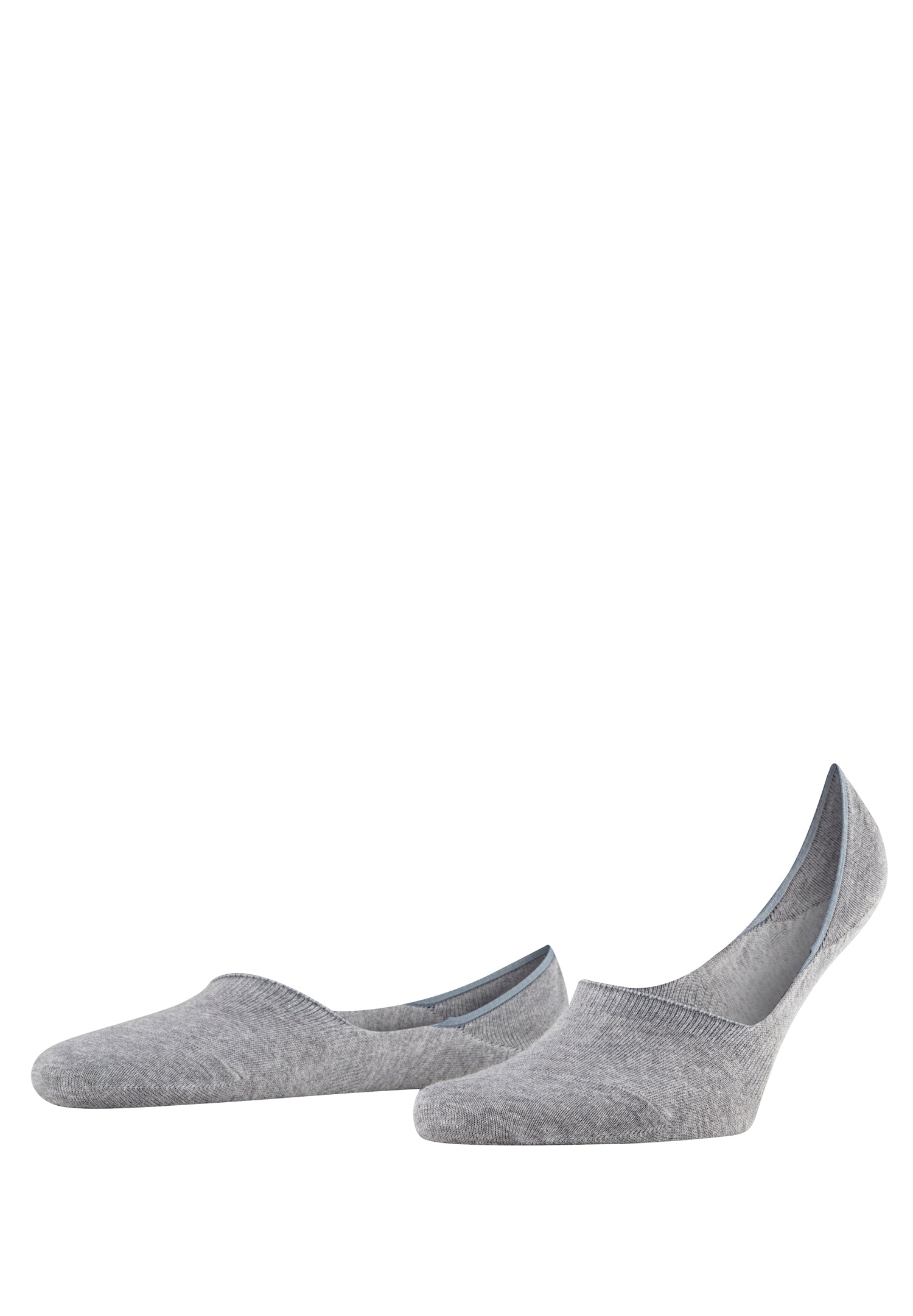 12498 Invisible Cotton Falke Steps Invisible Sock - 3390 Light Greymel.