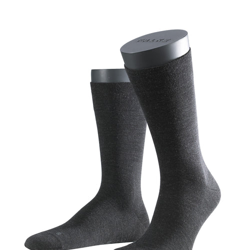 14416 Sensitive Berlin Sensitive Berlin Wool And Cotton Sock - 3080 Anthracite Melange