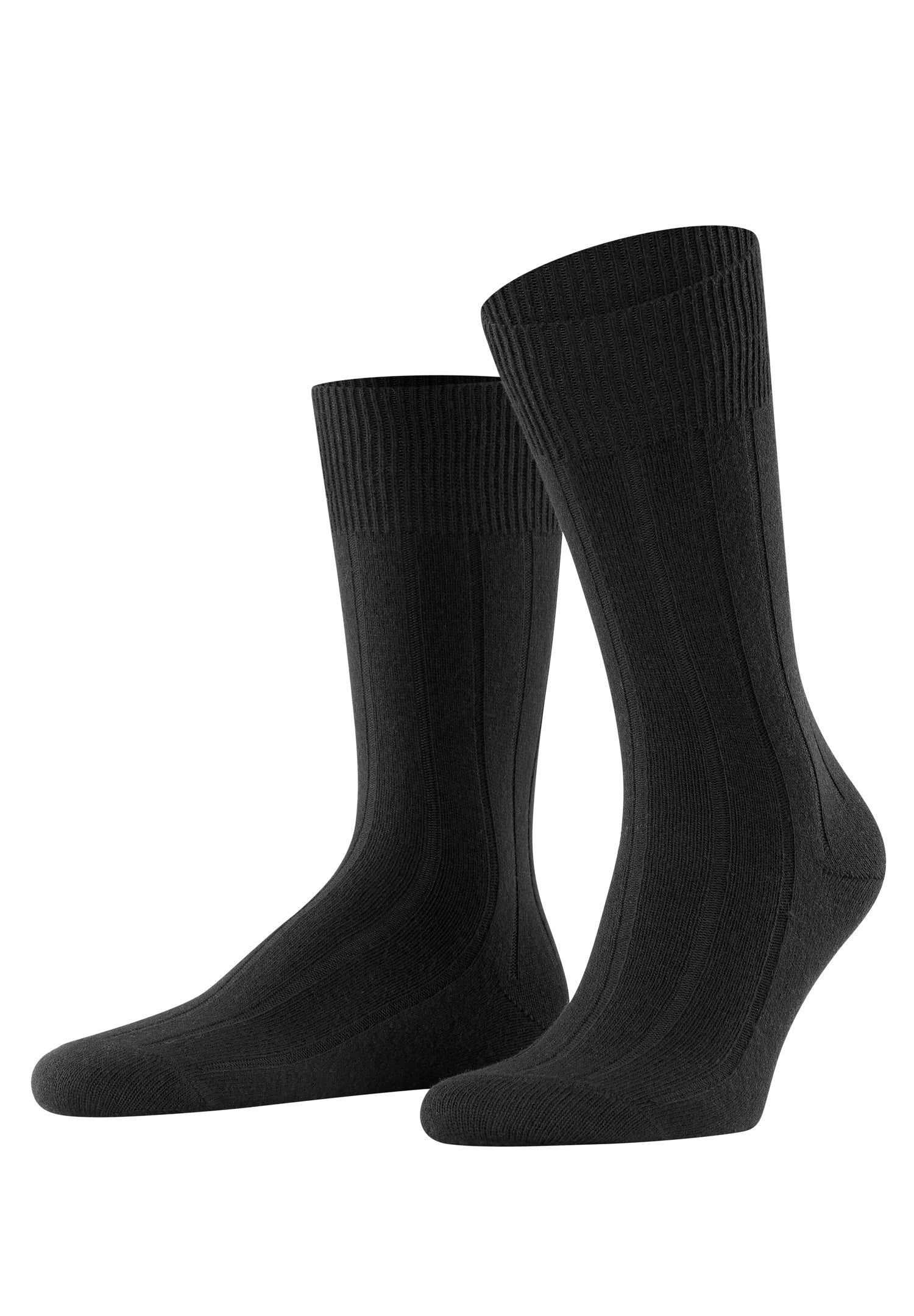 14423 Lhasa Rib Sock Lhasa Rib Sock - 3000 Black