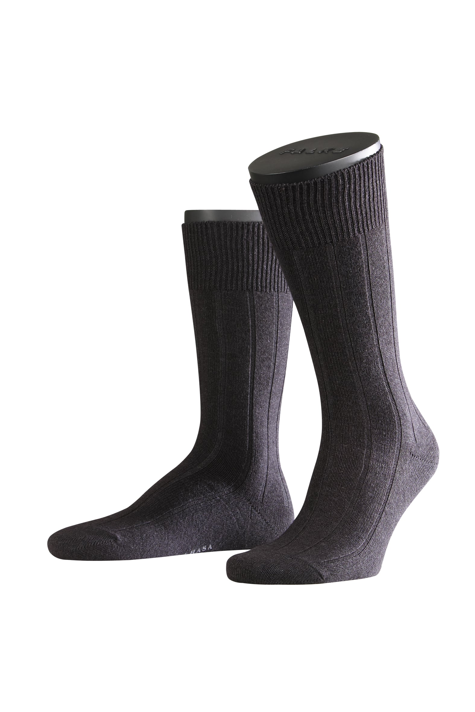 14423 Lhasa Rib Sock Lhasa Rib Sock - 3080 Anthracite Melange