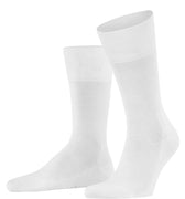 Tiago Dress Sock Mens Mercerized Cotton Tiago Dress Sock | White 14662-2000