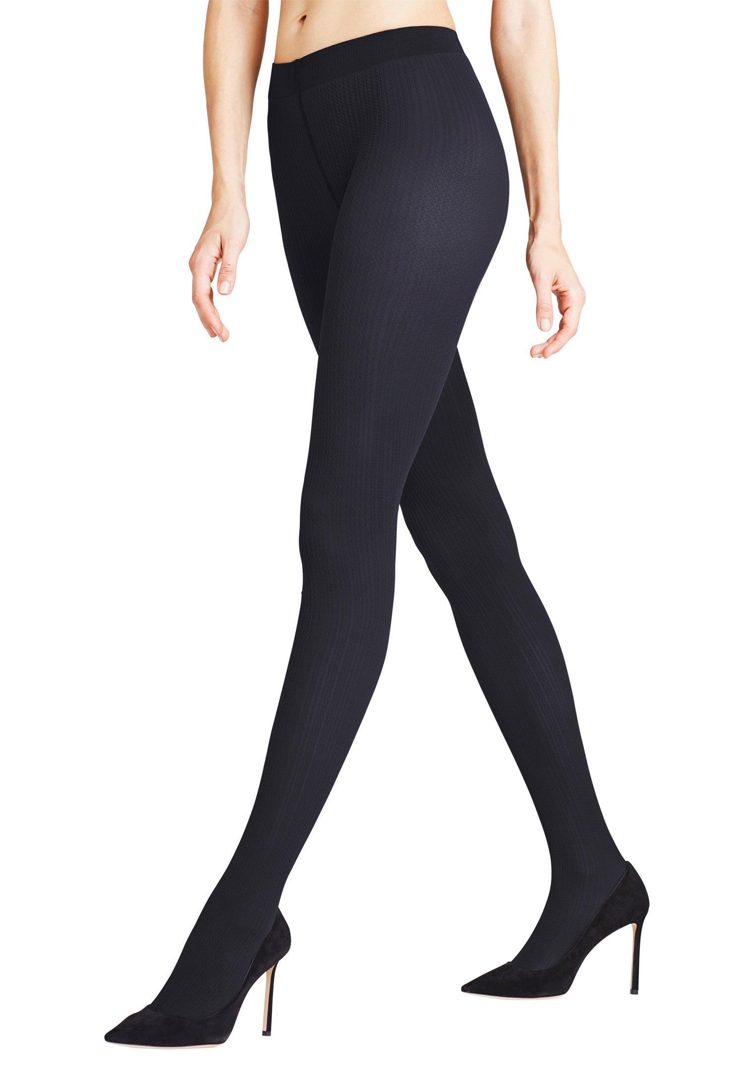 Rib Womens Fine Rib Tight | Black 40659-3009