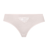 Belina Embroidered Cotton Hi-Cut Brief | Rosewater 70876-2111