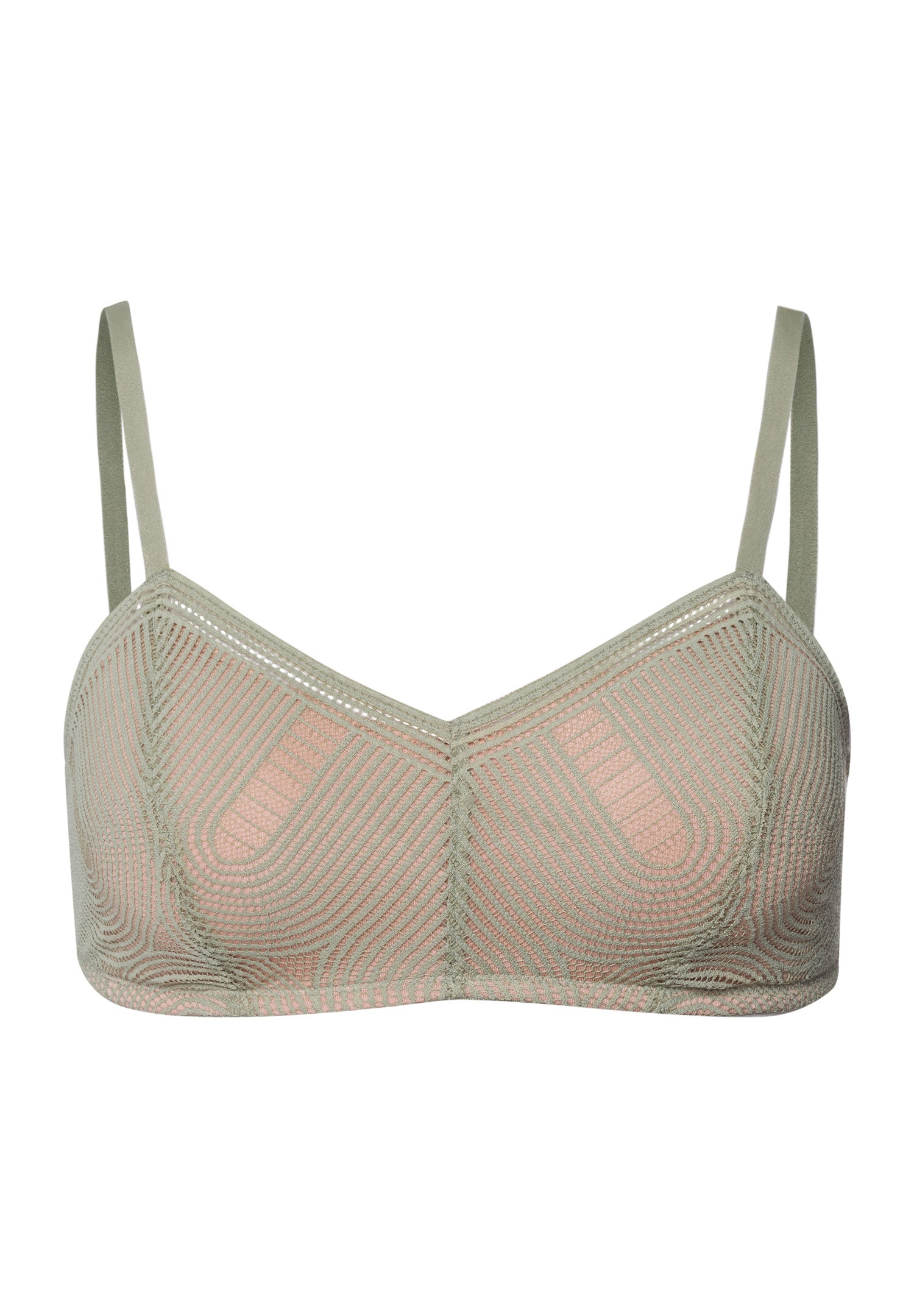 Martha Lace Bralette | Crystal Green 70881-2732