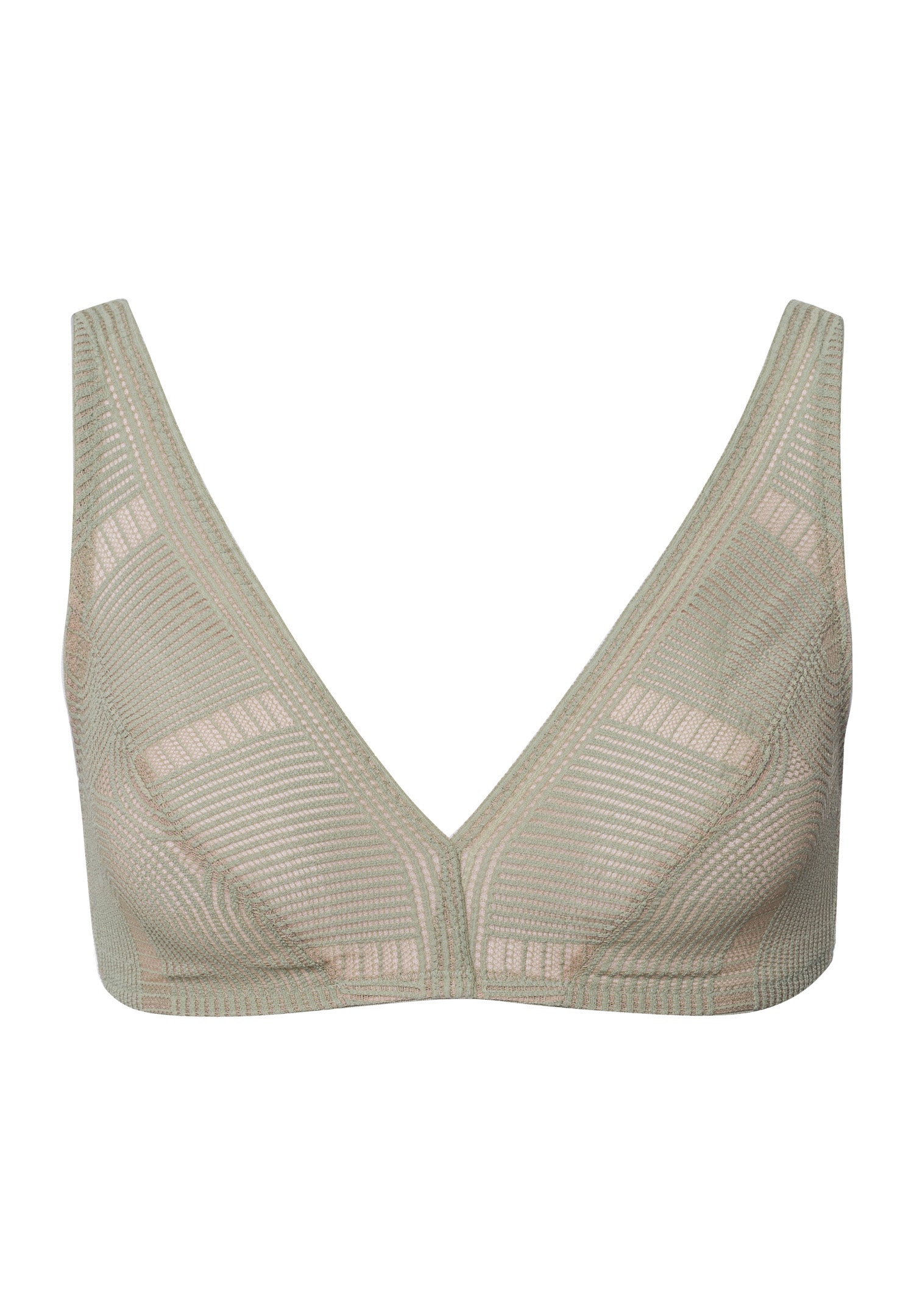 Martha Lace Soft Cup Bra | Crystal Green 70882-2732