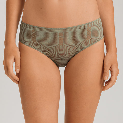 Martha Lace Hi-Cut Brief | Crystal Green 70884-2732