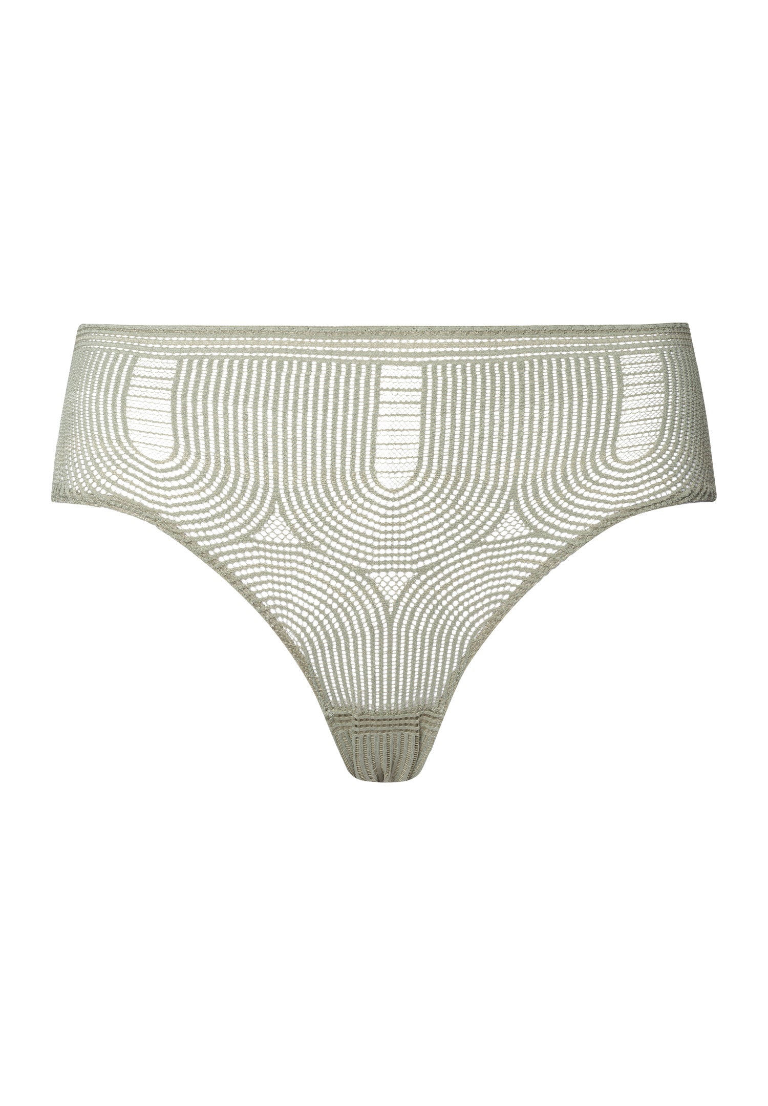 Martha Lace Hi-Cut Brief | Crystal Green 70884-2732