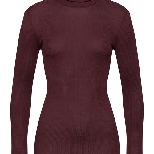 70901 Maria Turtleneck Shirt - 2483 Deep Maroon