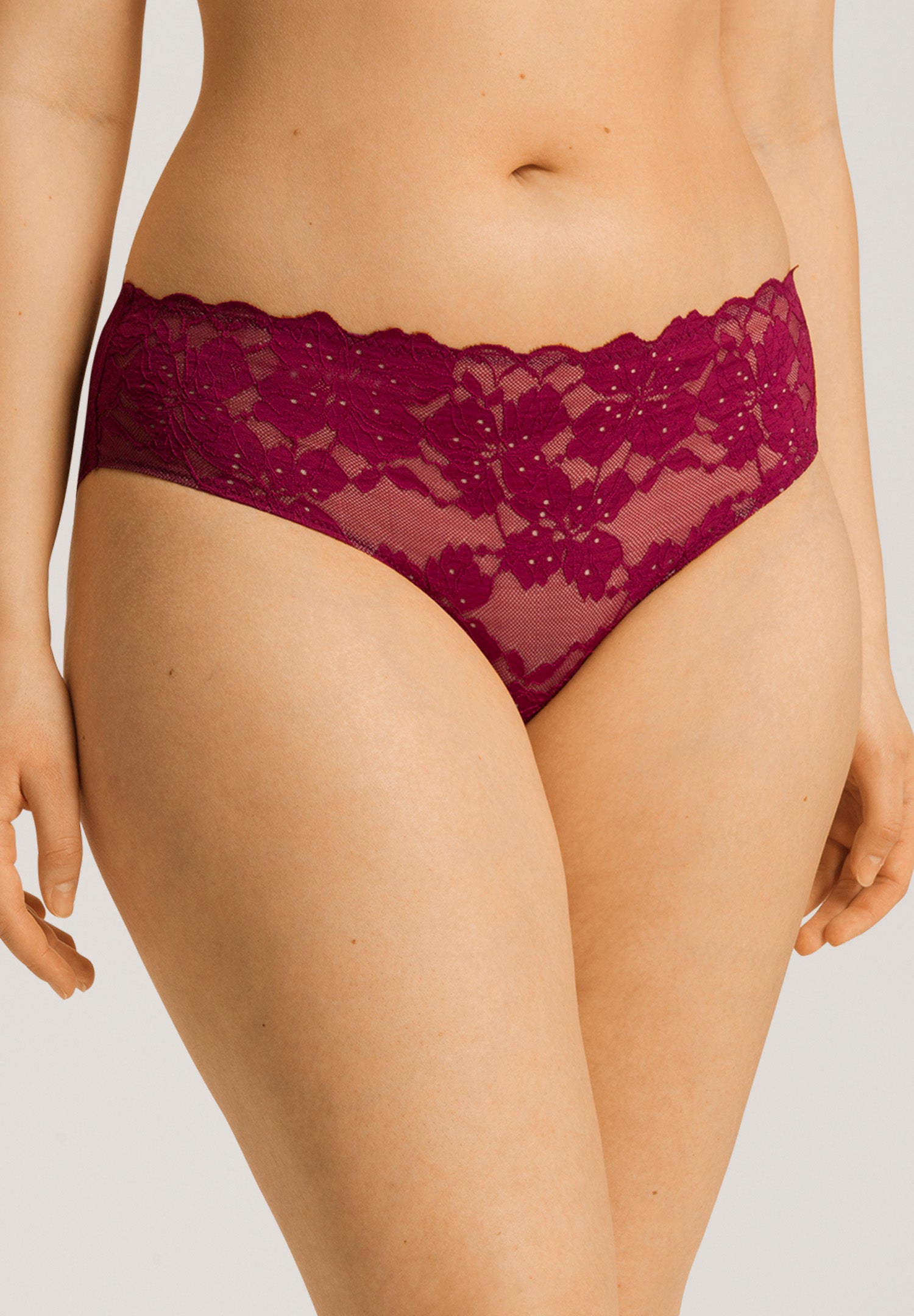 70906 Anais Hi Cut Brief - 2405 Deep Poppy