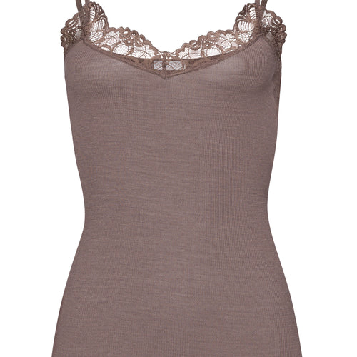 70911 Woolen Lace Spaghetti Cami - 2756 Stonewash