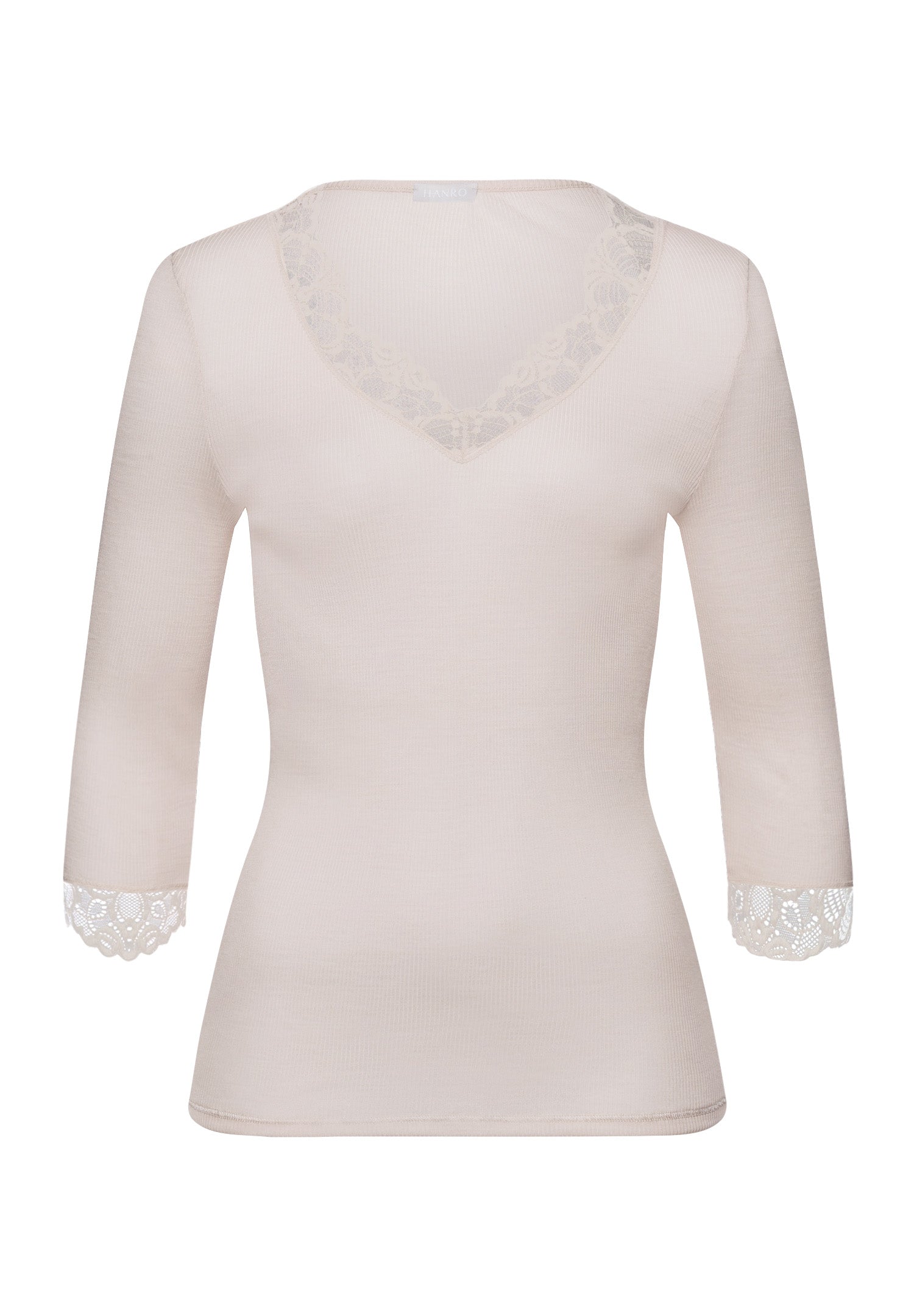 70915 Woolen Lace 3/4 Sleeve Shirt - 2801 Pumice