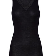 70971 Woolen Lace Tank Top - 019 Black