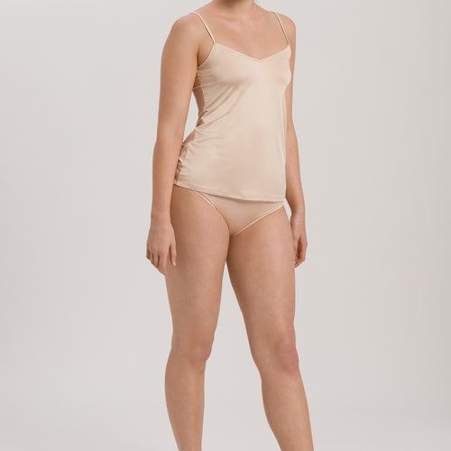 71063 Satin Deluxe Spaghetti Camisole - 858 Natural