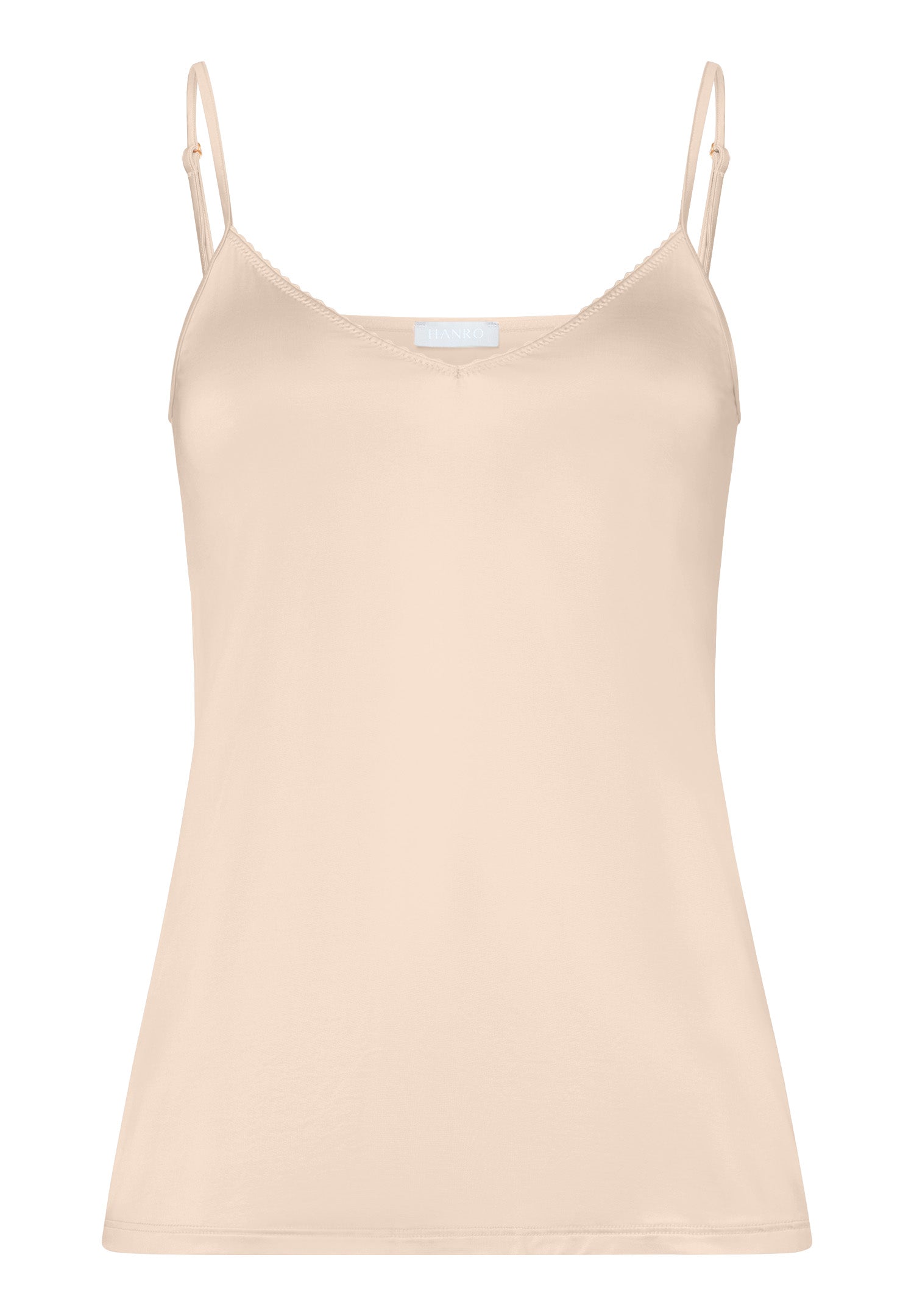 71063 Satin Deluxe Spaghetti Camisole - 858 Natural