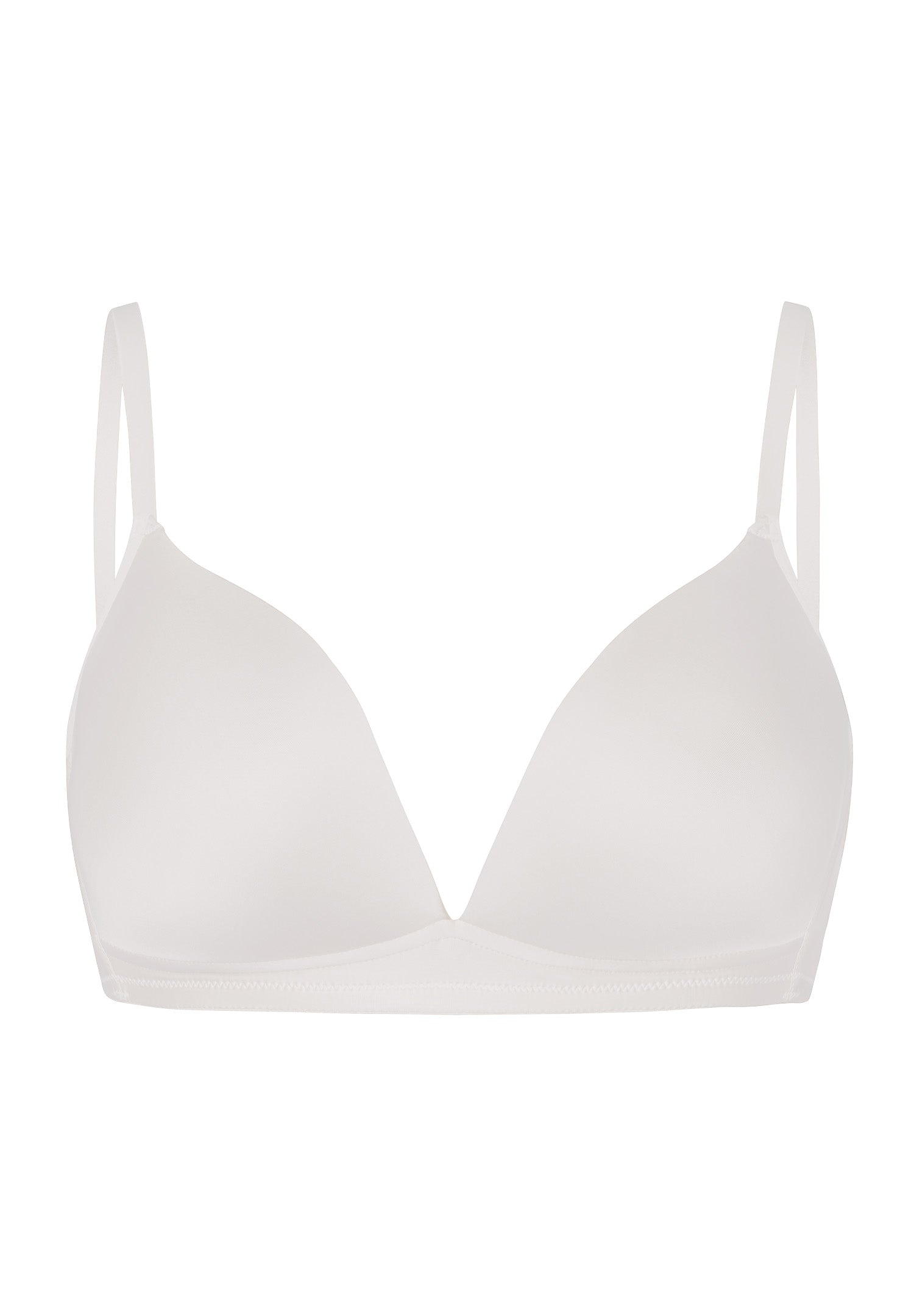 71071 Satin Deluxe Soft Cup Bra - 102 Off White