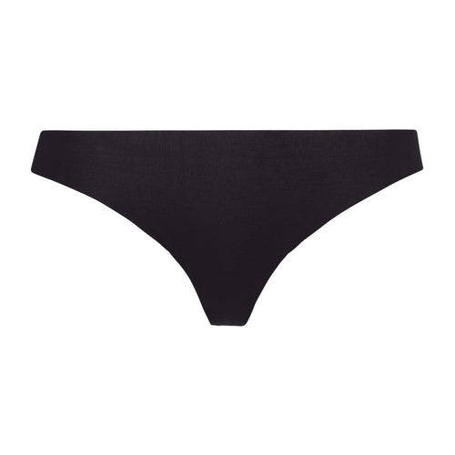 71225 Invisible Cotton Thong - 019 Black