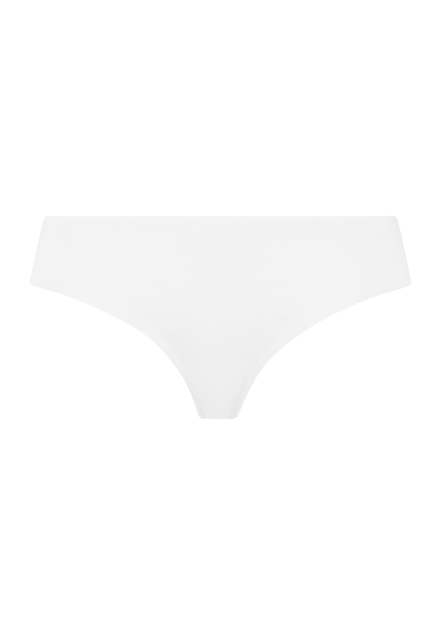 71227 Invisible Cotton Hi Cut Brief - 101 White