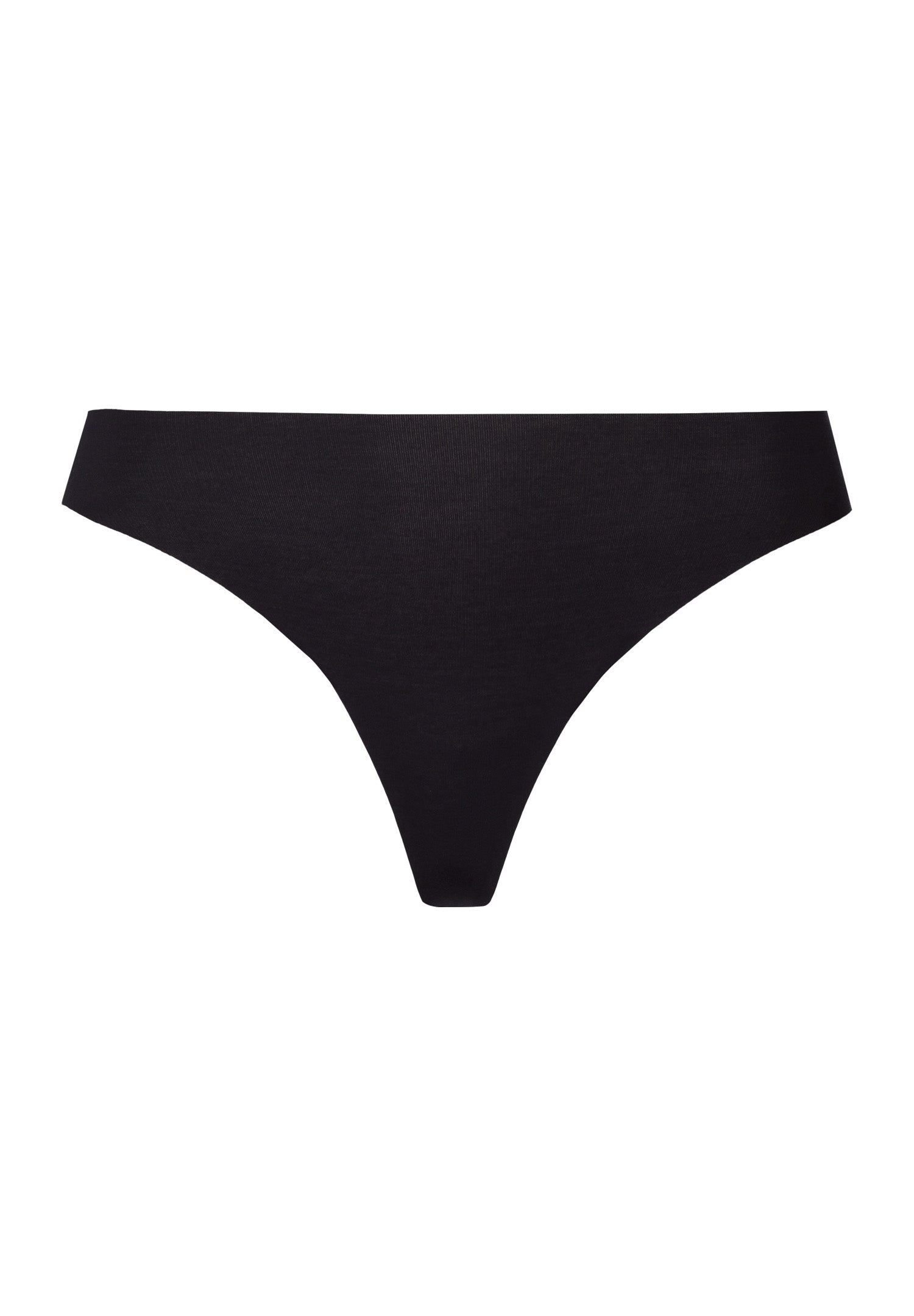 Invisible Cotton Cotton Blend Thong | Black 71242-019