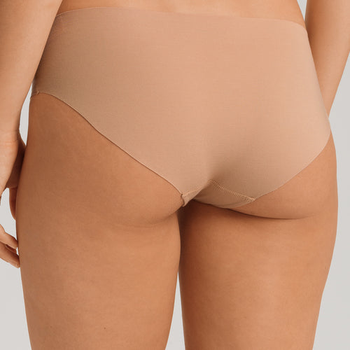 Invisible Cotton Cotton Blend Hi-Cut Brief | Beige 71243-1272