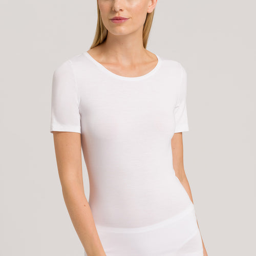 71258 Soft Touch Short Sleeve Top - 101 White