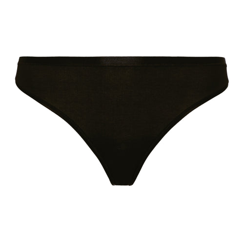 71402 Cotton Sensation Thong - 019 Black