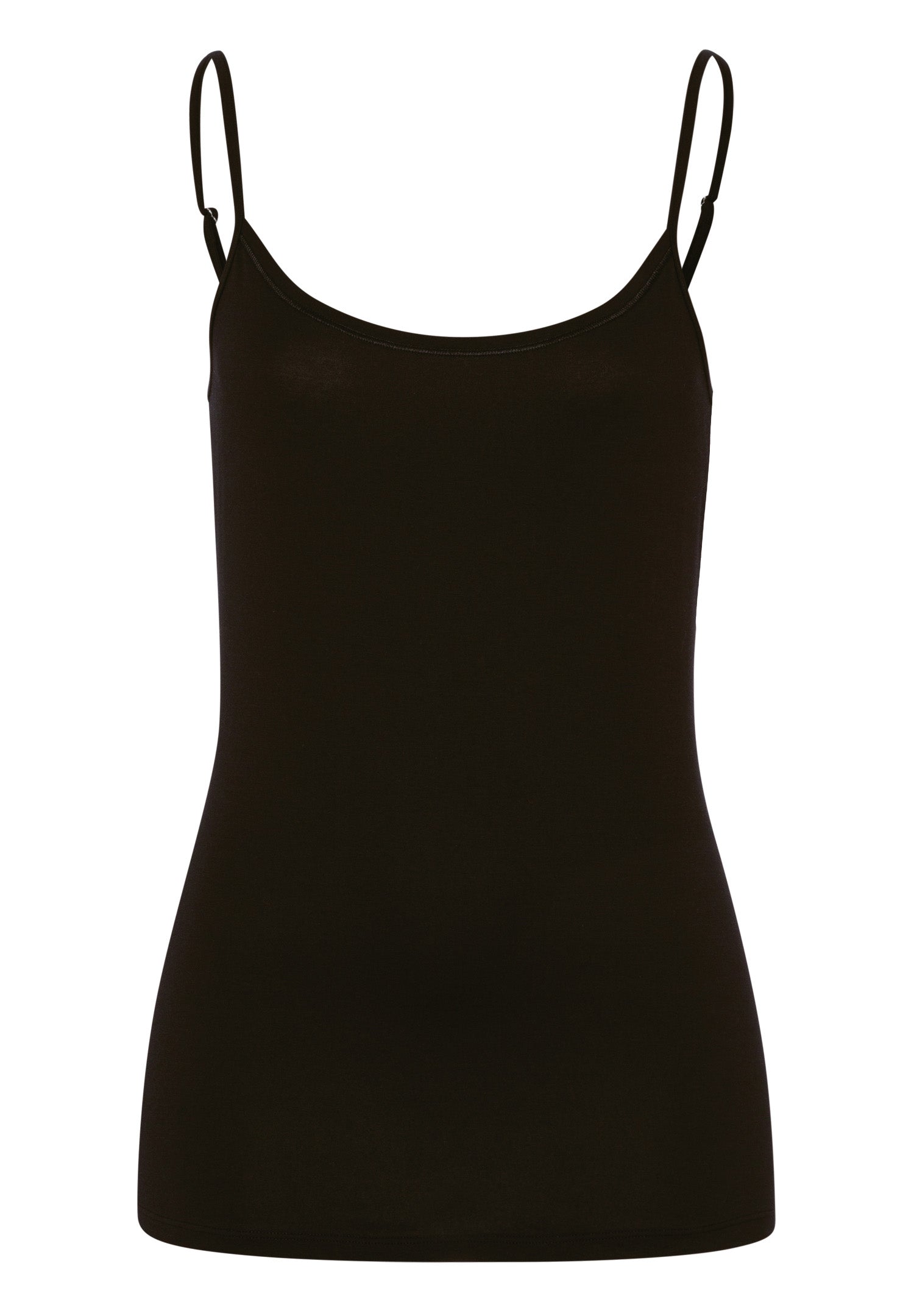 71412 Cotton Sensation Spaghetti Cami - 019 Black