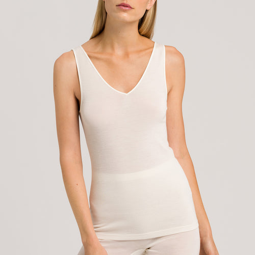 71416 Woolen Silk W Tank Top - 795 Cygne