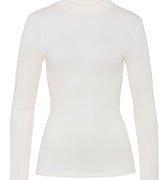 71423 Woolen Silk W Turtleneck Shirt - 795 Cygne