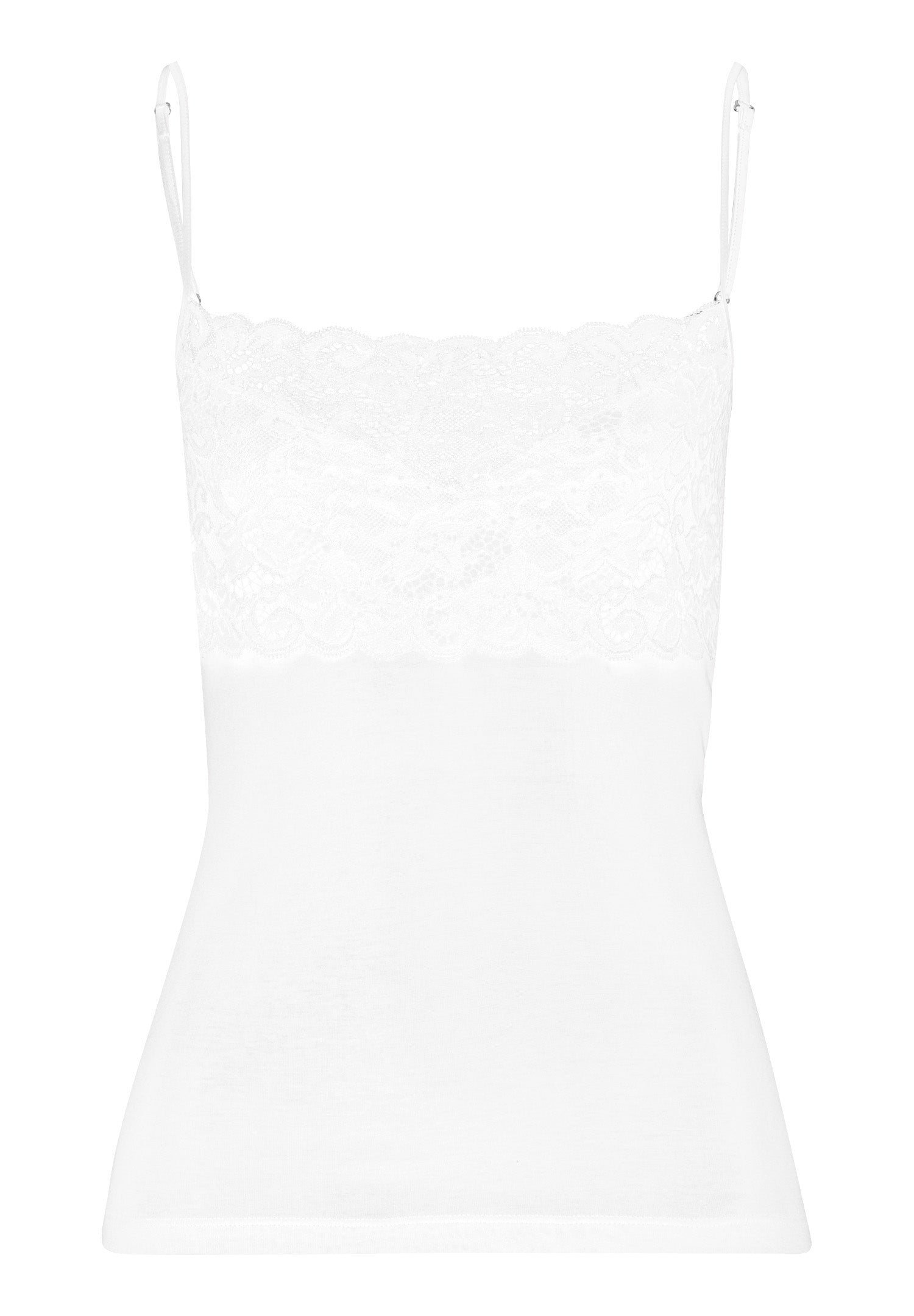 71448 Luxury Moments Wide Lace Spg Cami - 101 White