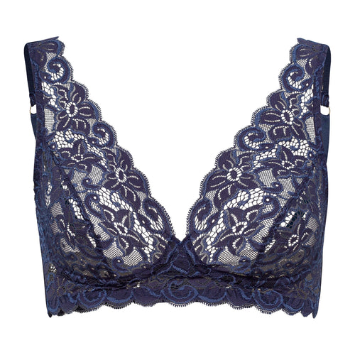 71465 Luxury Moments Lace Soft Cup Bra - 1610 Deep Navy