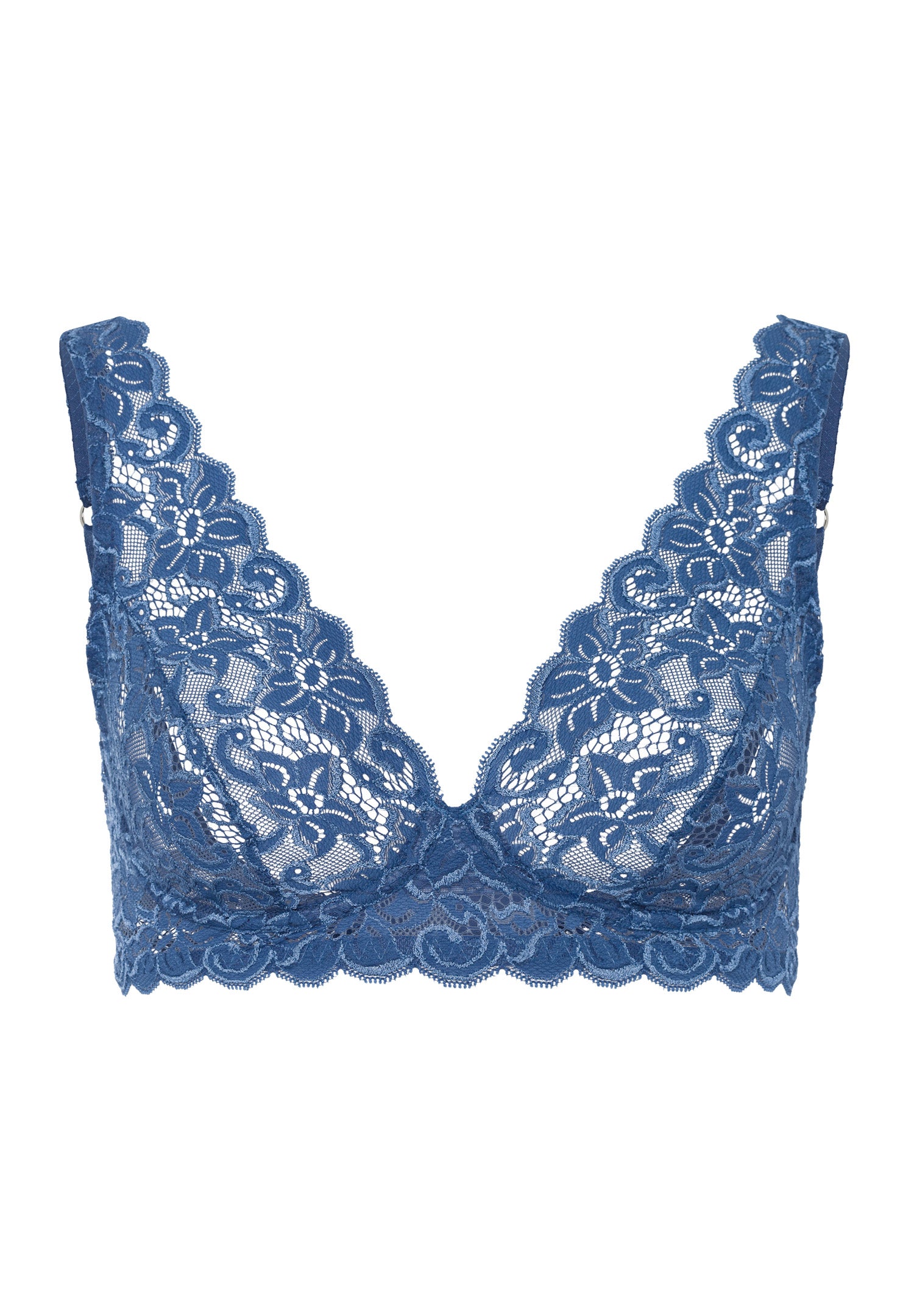 71465 Luxury Moments Lace Soft Cup Bra - 2604 True Navy