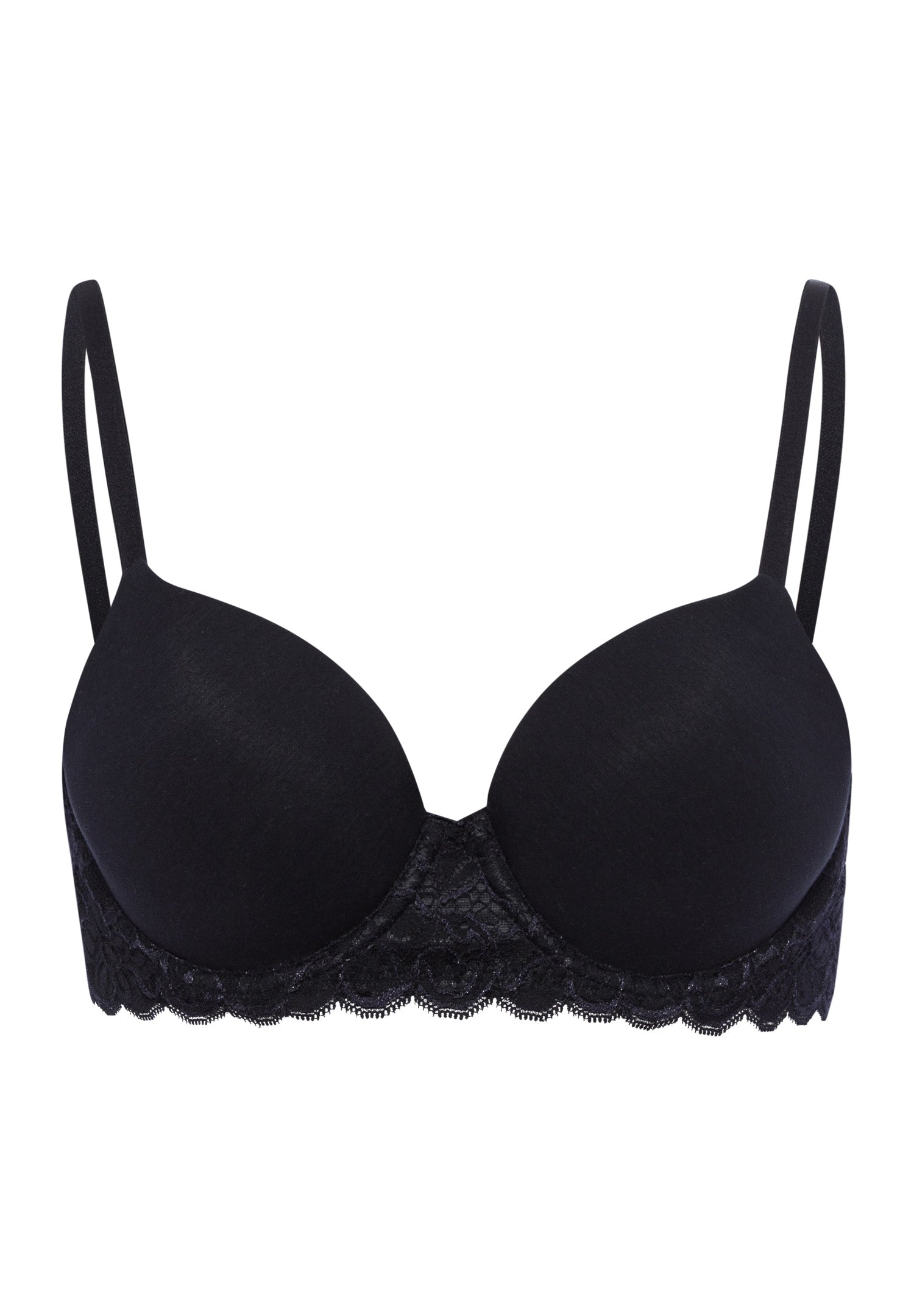 71503 Luxury Moments Lace T-Shirt Bra - 019 Black