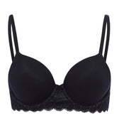 71503 Luxury Moments Lace T-Shirt Bra - 019 Black