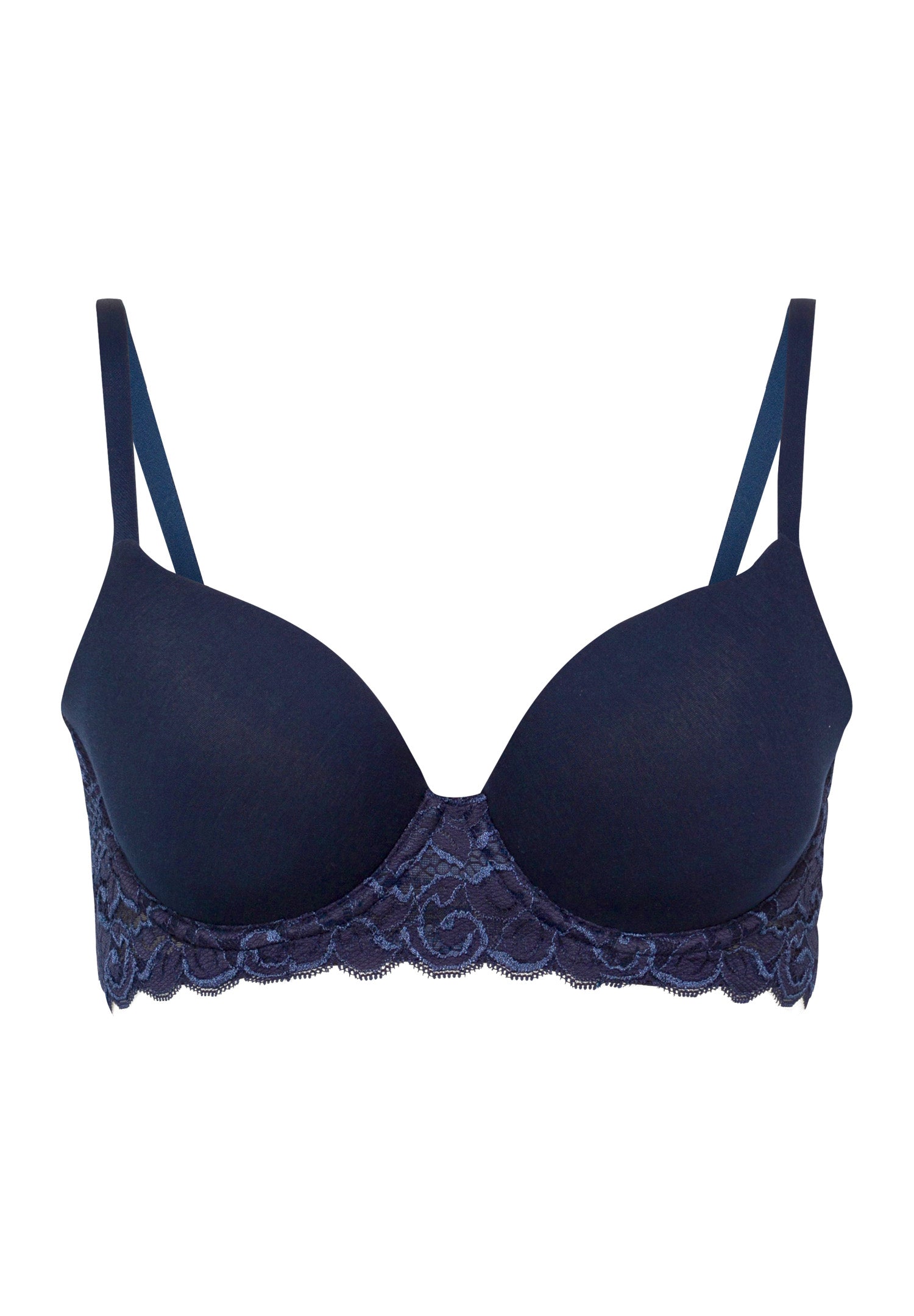 71503 Luxury Moments Lace T-Shirt Bra - 1610 Deep Navy