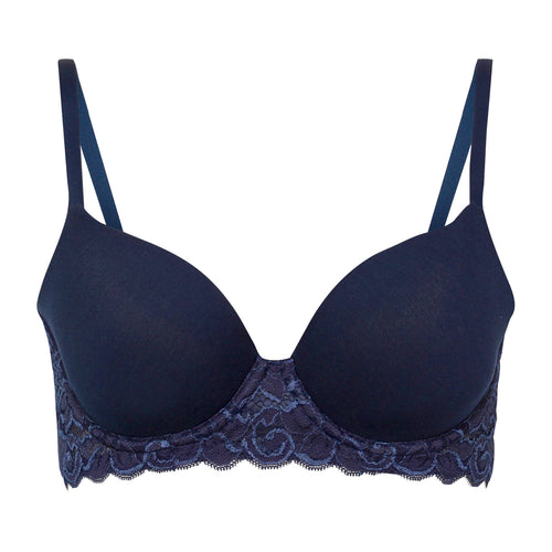 71503 Luxury Moments Lace T-Shirt Bra - 1610 Deep Navy