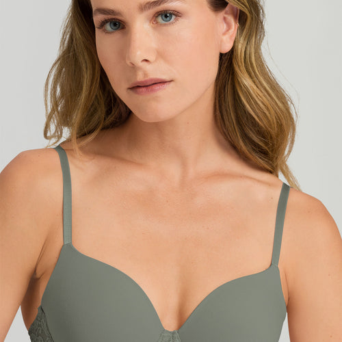 71503 Luxury Moments Lace T-Shirt Bra - 2668 Antique Green