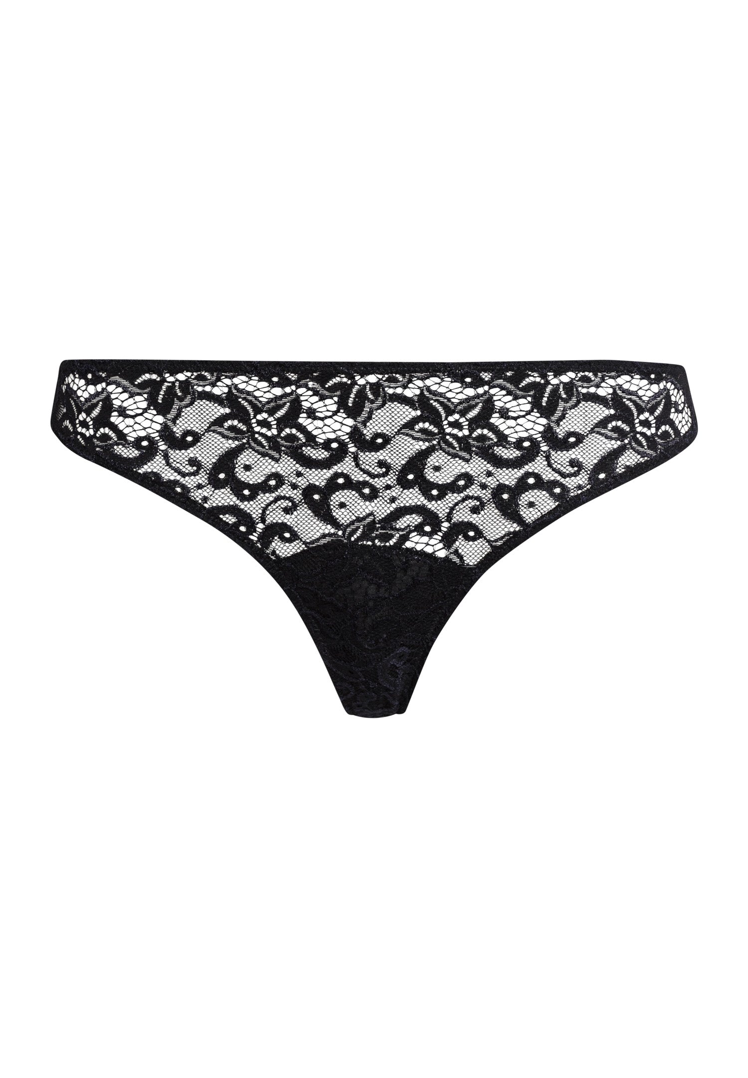 71507 Luxury Moments Thong - 019 Black