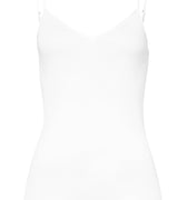 71601 Cotton Seamless V-Neck Camisole - 101 White