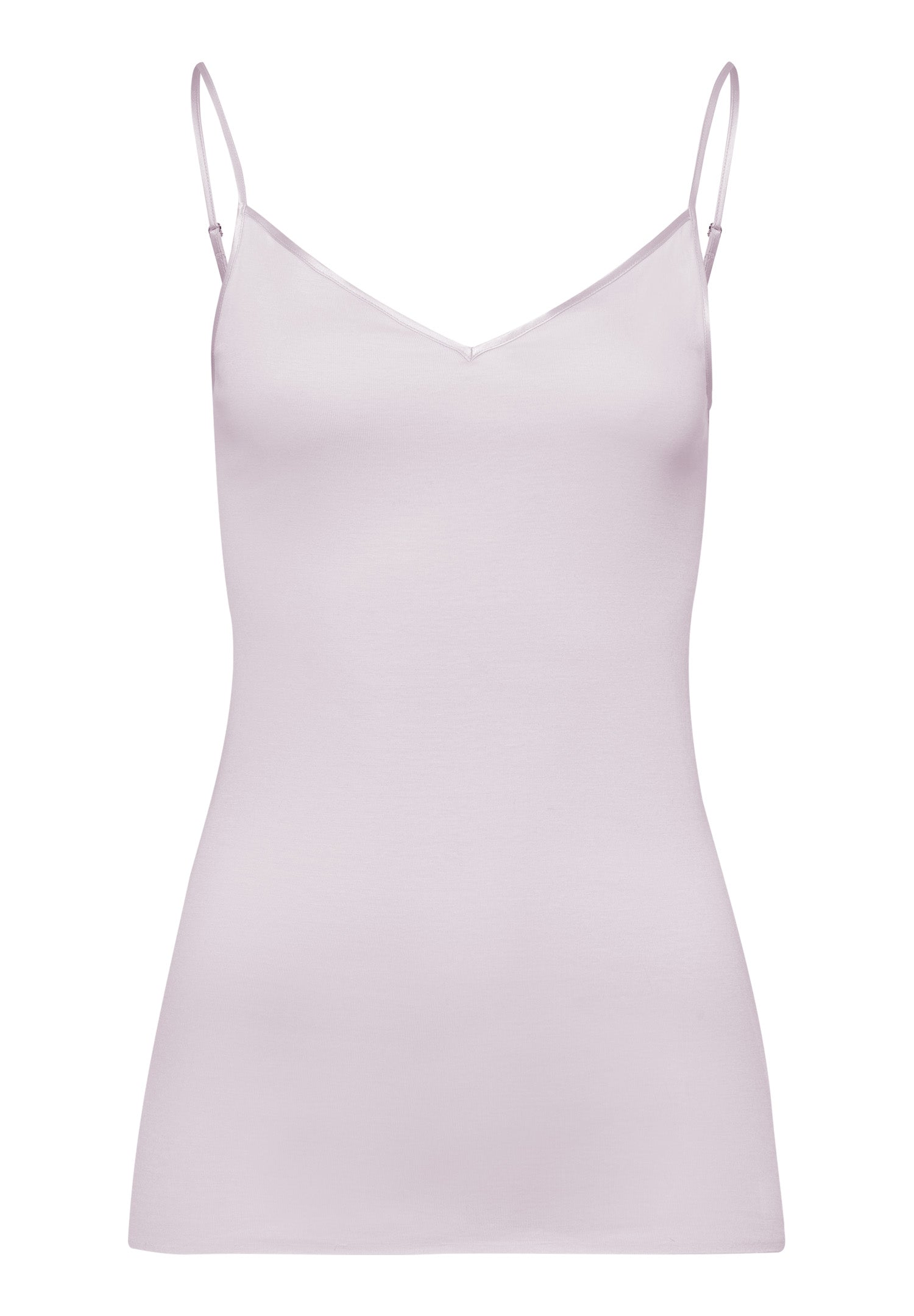 71601 Cotton Seamless V-Neck Camisole - 1486 Lupine Love