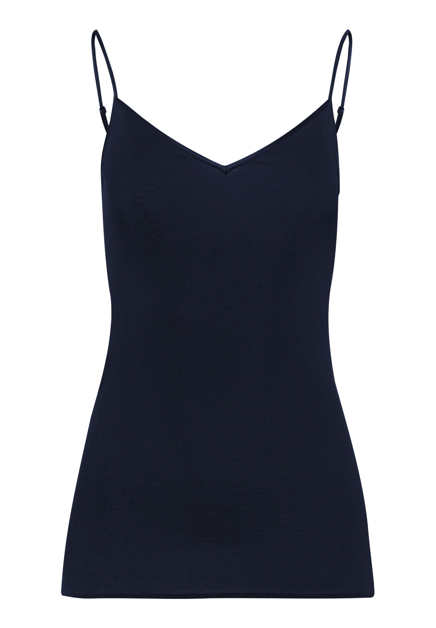 71601 Cotton Seamless V-Neck Camisole - 1610 Deep Navy