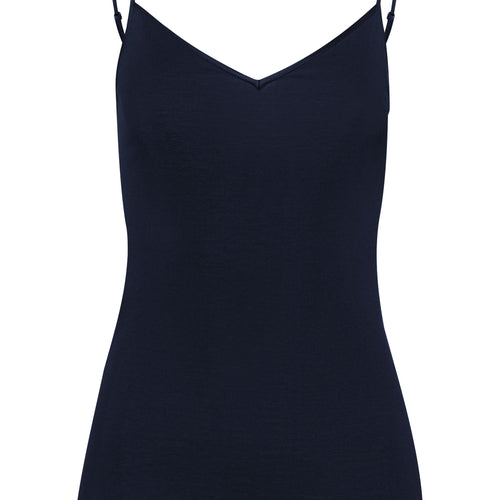 71601 Cotton Seamless V-Neck Camisole - 1610 Deep Navy