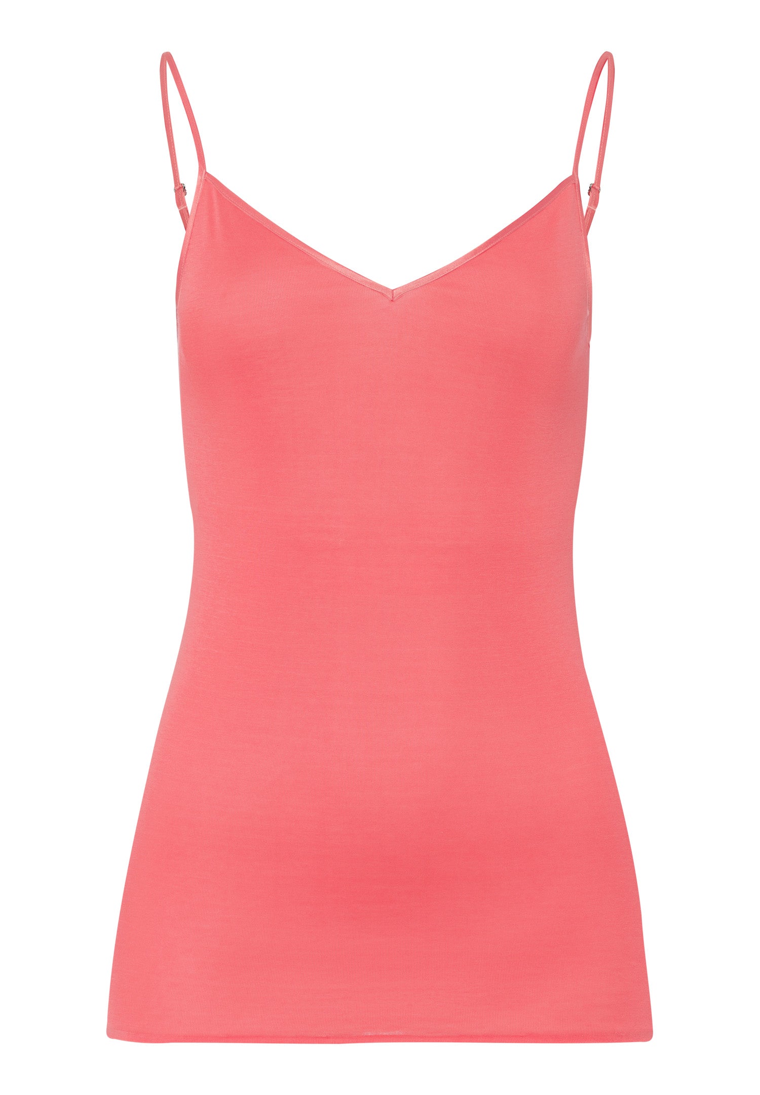 71601 Cotton Seamless V-Neck Camisole - 2309 Porcelain Rose