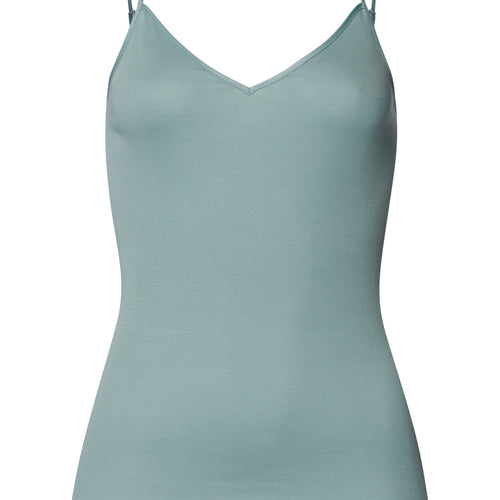 Cotton Seamless V-Neck Camisole | Tourmaline Blue 71601-2712