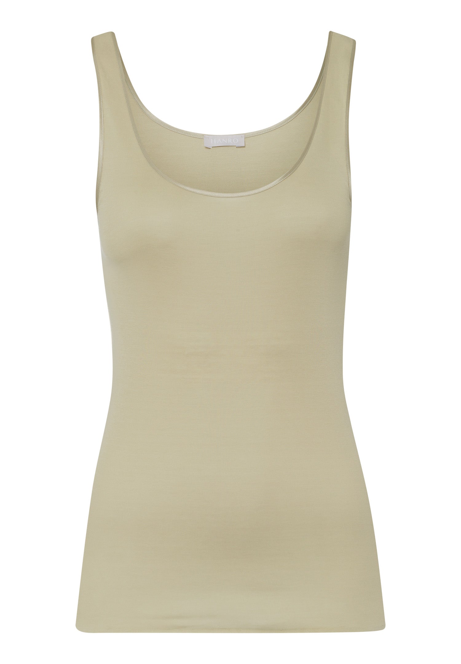 71604 Cotton Seamless Round Neck Tank - 2720 Moss Green