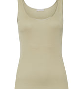 71604 Cotton Seamless Round Neck Tank - 2720 Moss Green