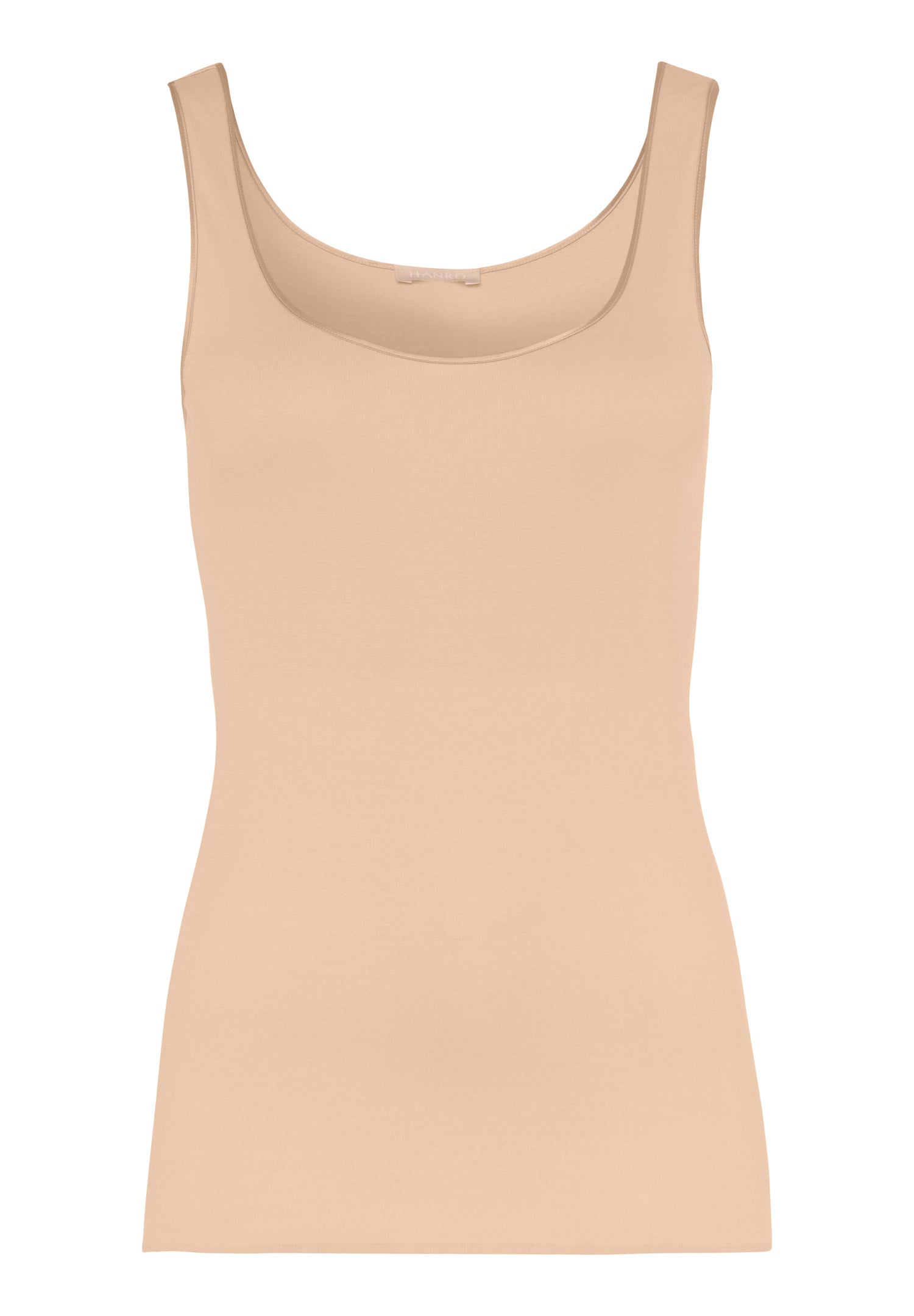 71604 Cotton Seamless Round Neck Tank - 274 Beige