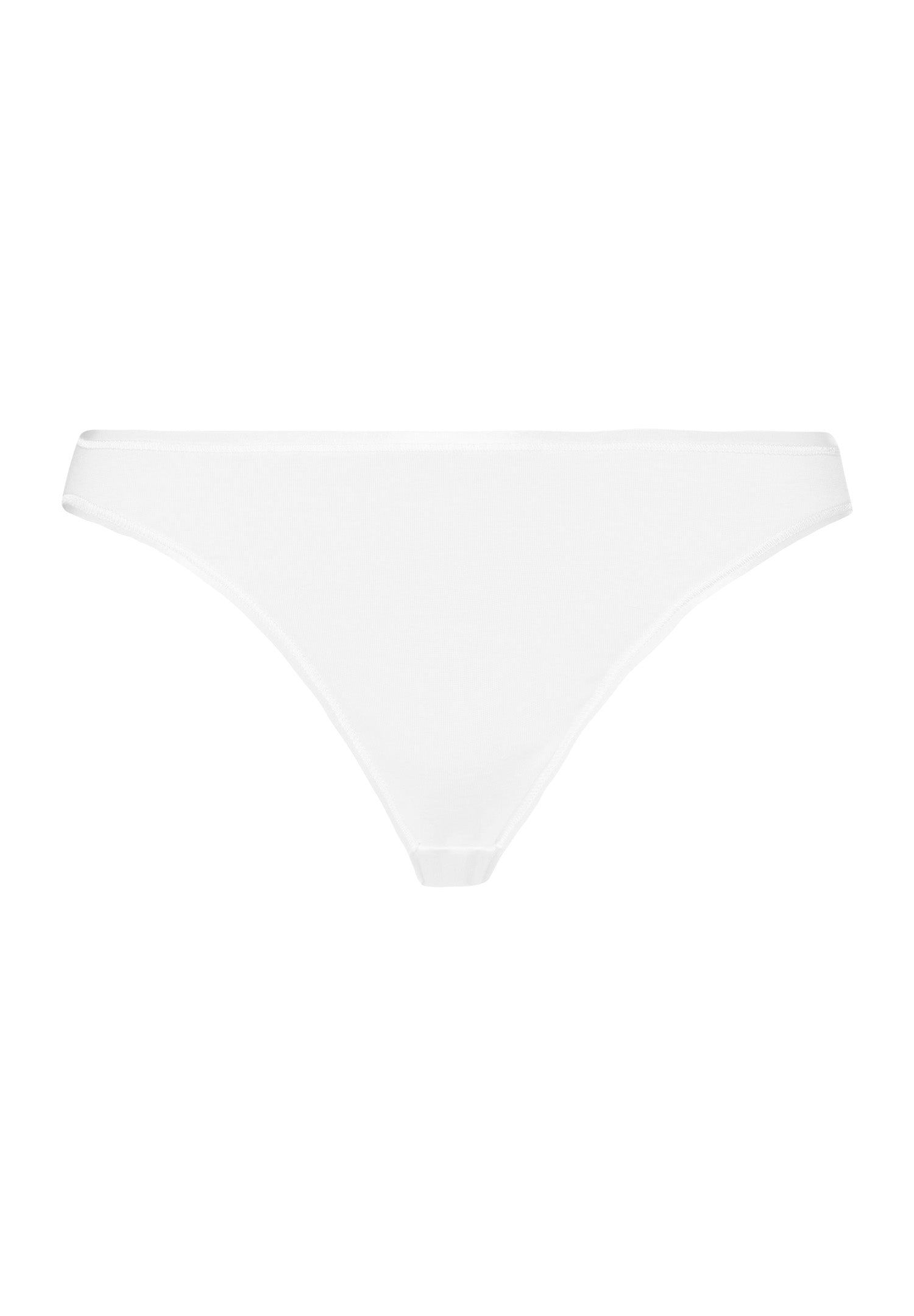 71624 Cotton Seamless High Cut Brief - 101 White