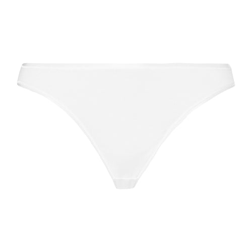 71624 Cotton Seamless High Cut Brief - 101 White