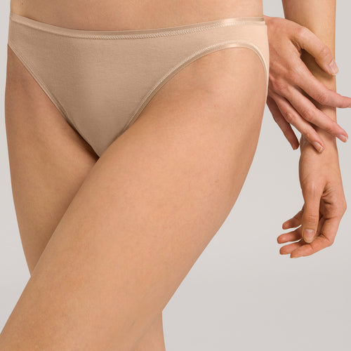 71624 Cotton Seamless High Cut Brief - 274 Beige